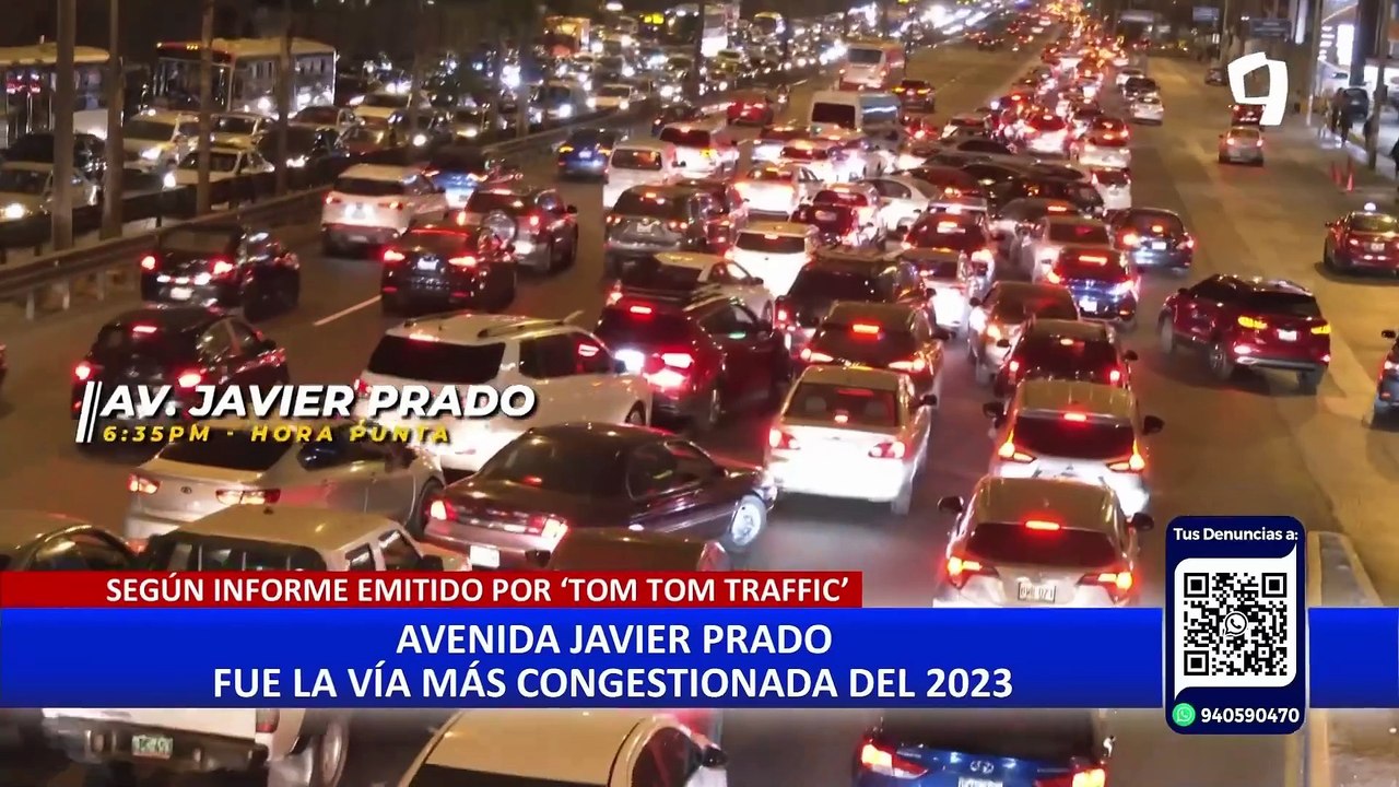 Lima es la quinta ciudad con el peor tráfico vehicular del mundo