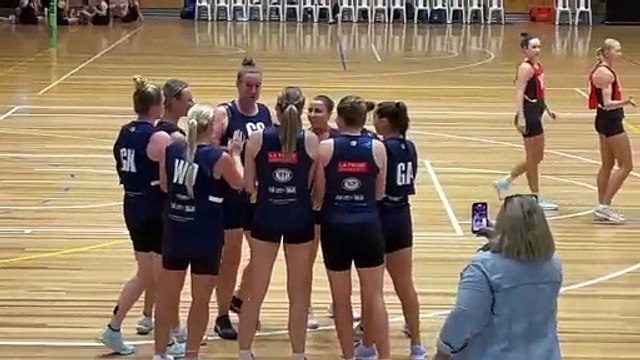 Bendigo Strikers championship division practice match player introductions and first goal v Boroondara Express