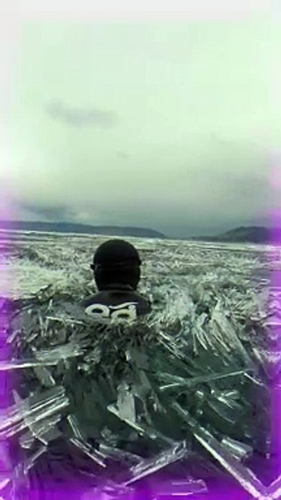 Sea of Ice Needles in Siberia’s Lake Baikal, the deepest lake in the world.