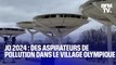 TANGUY DE BFM - Des aspirateurs de pollutions installés dans le village olympique