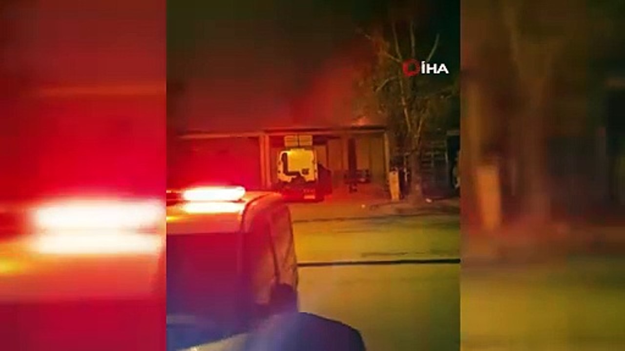 Burdur’da çıkan yangında 6 iş yeri zarar gördü