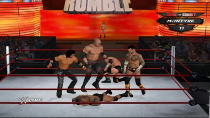 WWE 12 - 30 Man Royal Rumble match
