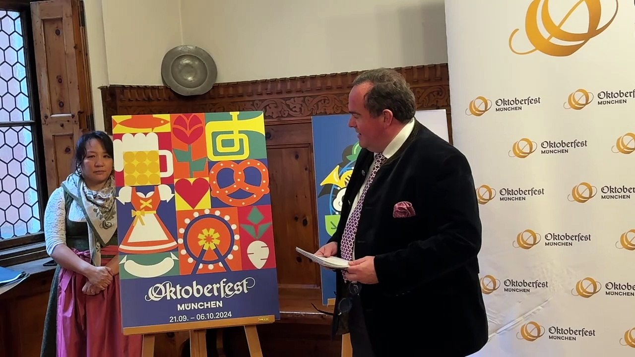 Oktoberfest-Plakatwettbewerb 2024: Annika Mittelmeier  aus München gestaltet das Wiesnplakat 2024