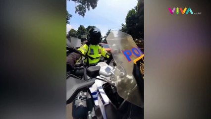 Pengendara Mercy Nakal ditegur Polisi Auto Panik Ketakutan