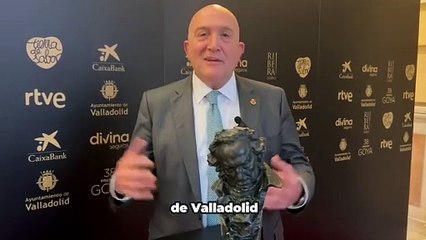 Mensaje de Jesús Julio Carnero con motivo de los Goya