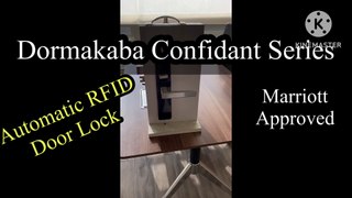 #MARRIOTT #DORMAKABA CONFIDANT SERIES DOOR LOCK REVIEW #RFID #BLE #Electronic #Hotel