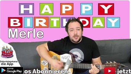 Happy Birthday, Merle! Geburtstagsgrüße an Merle