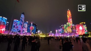 The Magnificent Shenzhen Chinese New Year Light Show 