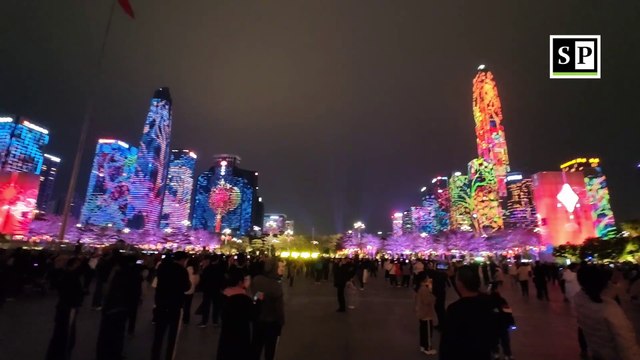 The Magnificent Shenzhen Chinese New Year Light Show