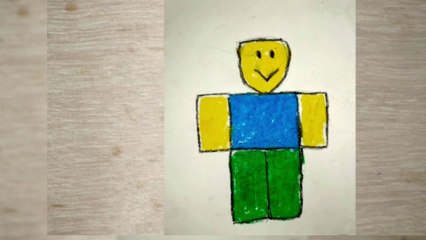 How to draw Roblox Noob