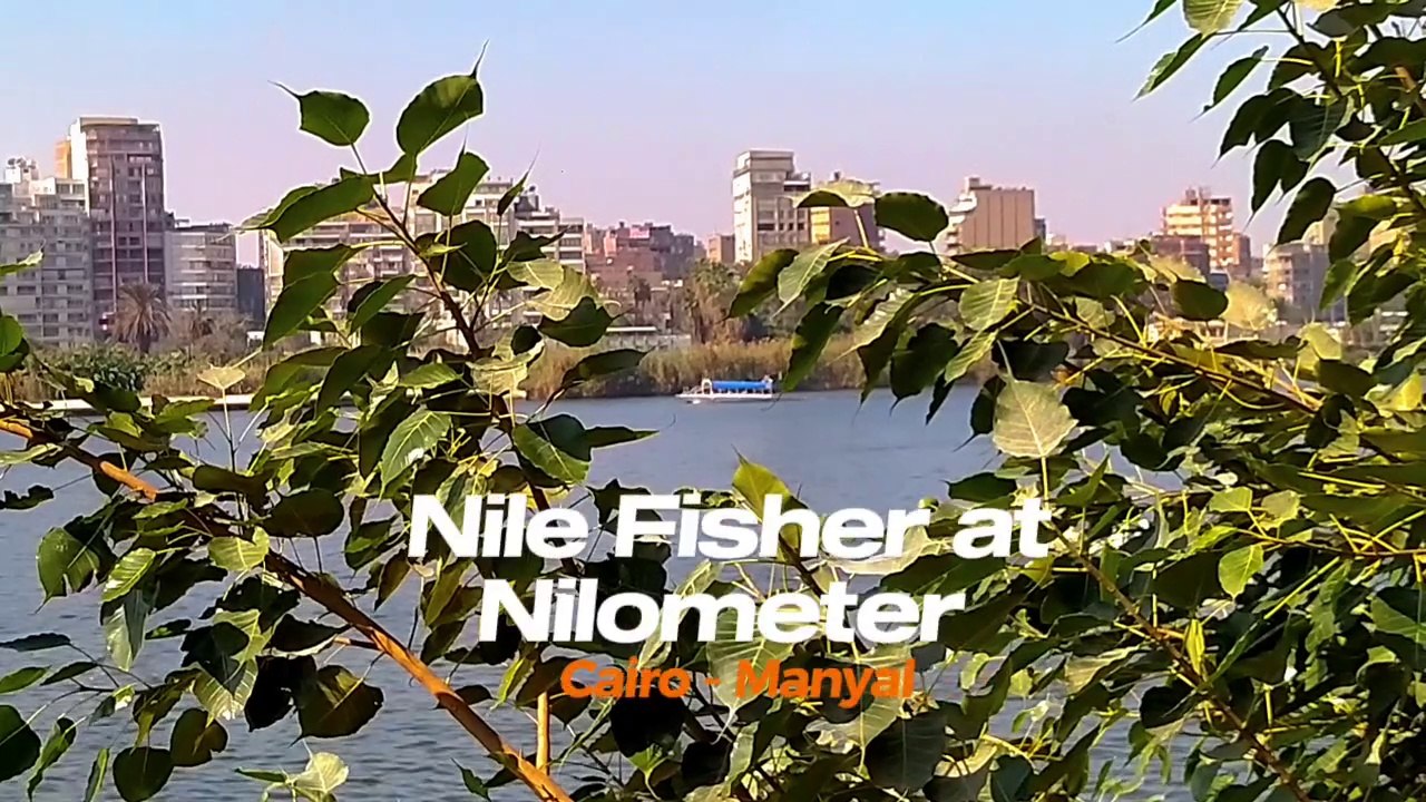 Fishing at Nilometer Cairo