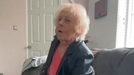 Man can't control his laughter while filming Nan's awkward phone call with her son
