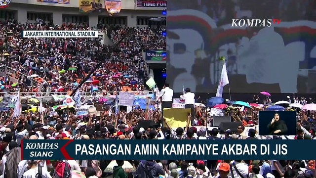 Momen Orasi Anies Baswedan di JIS Disambut Riuh Massa Pendukung