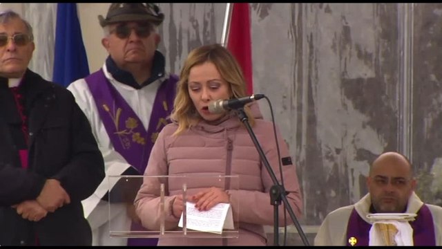 Giorno ricordo, Meloni: chiedere scusa per silenzio colpevole