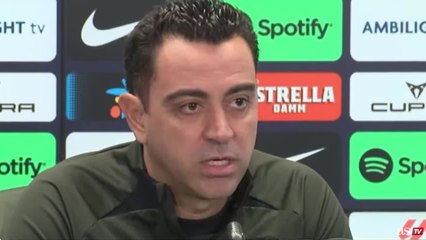 La respuesta de Xavi al ser preguntado por el arbitraje que ha desatado las risas en la prensa