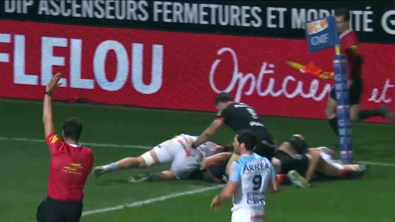 TOP 14 - Essai de Jack WILLIS (ST) - Stade Toulousain - Aviron Bayonnais