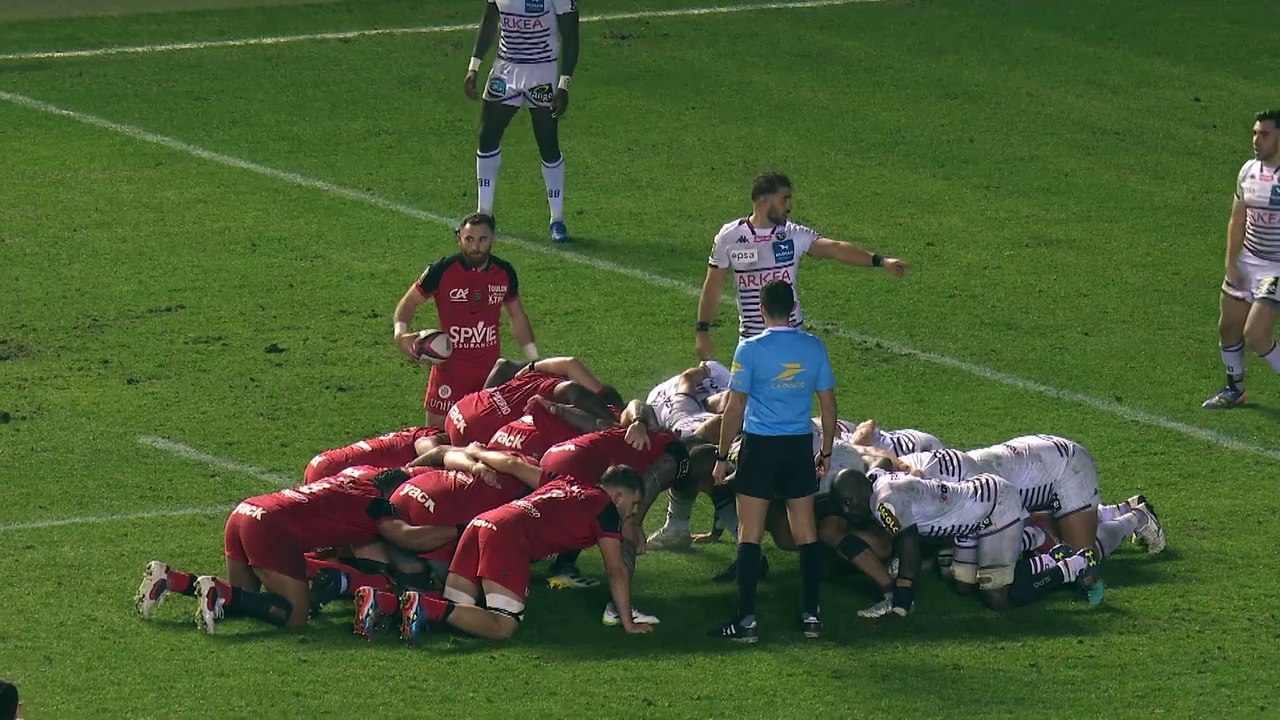 TOP 14 - Essai de Selevasio TOLOFUA (RCT) - RC Toulon - Union Bordeaux-Bègles