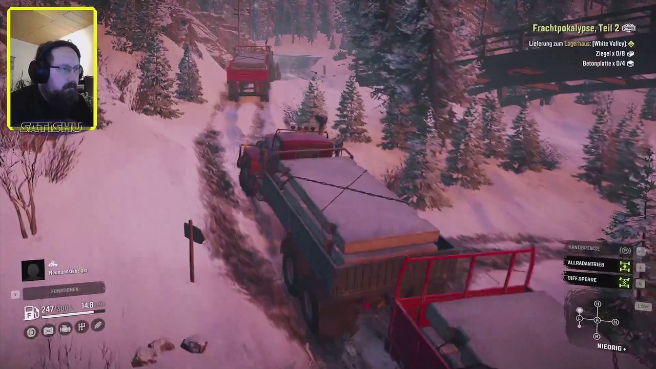 Im Konvoi transportiert es sich besser. SnowRunner #171