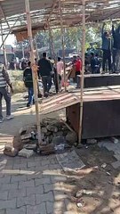 समतल चौक अस्पताल रोड से हटाया अतिक्रमण, देखें वीडियो