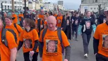 Loved ones walk from Brighton to Littlehampton in honour of murder victim Paul