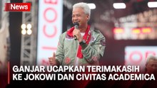 Kampanye Terakhir, Ganjar Ucapkan Terimakasih ke Jokowi dan Civitas Academica
