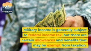 Is military income tax free?