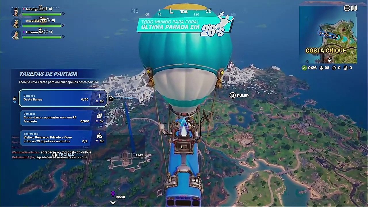 Fortnilson no Switch vs PC