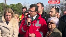 İBB Başkanı Ekrem İmamoğlu, Ataköy Atıksu Tüneli şantiyesinde incelemelerde bulundu