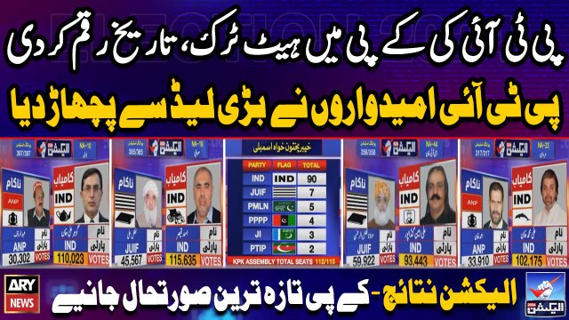 Election Result: ‘PTI Candidates’ trounce many ‘heavyweights’ in KP - PTI Hat-trick - Latest Updates