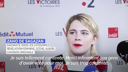 Zaho de Sagazan puissance quatre et rap en majesté aux Victoires de la musique