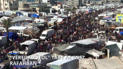 "Vérfürdőre" figyelmeztet Rafah ostroma esetén az ENSZ