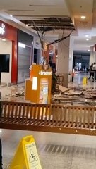 Vídeo do estado do North Shopping Fortaleza após chuvas de sábado, 10