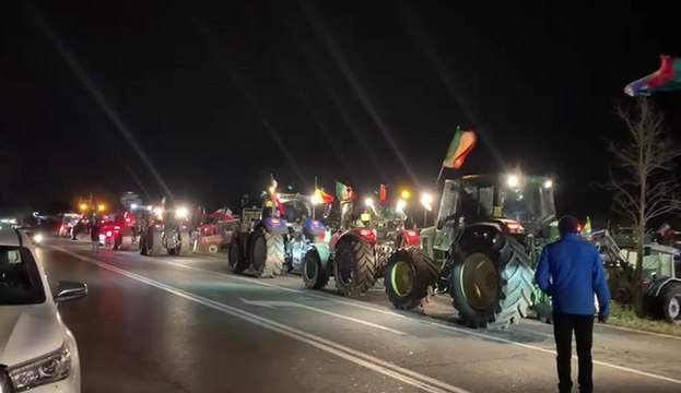 Lollobrigida al presidio sulla Nomentana degli agricoltori