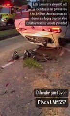 Buscan responsable accidente en Las Palmas