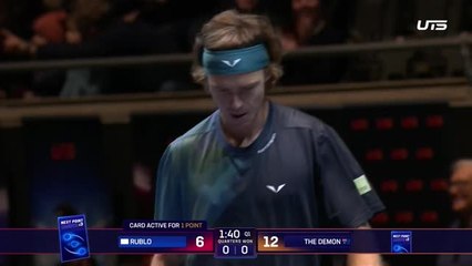 Oslo - Rublev et De Minaur se sont rendu coup pour coup