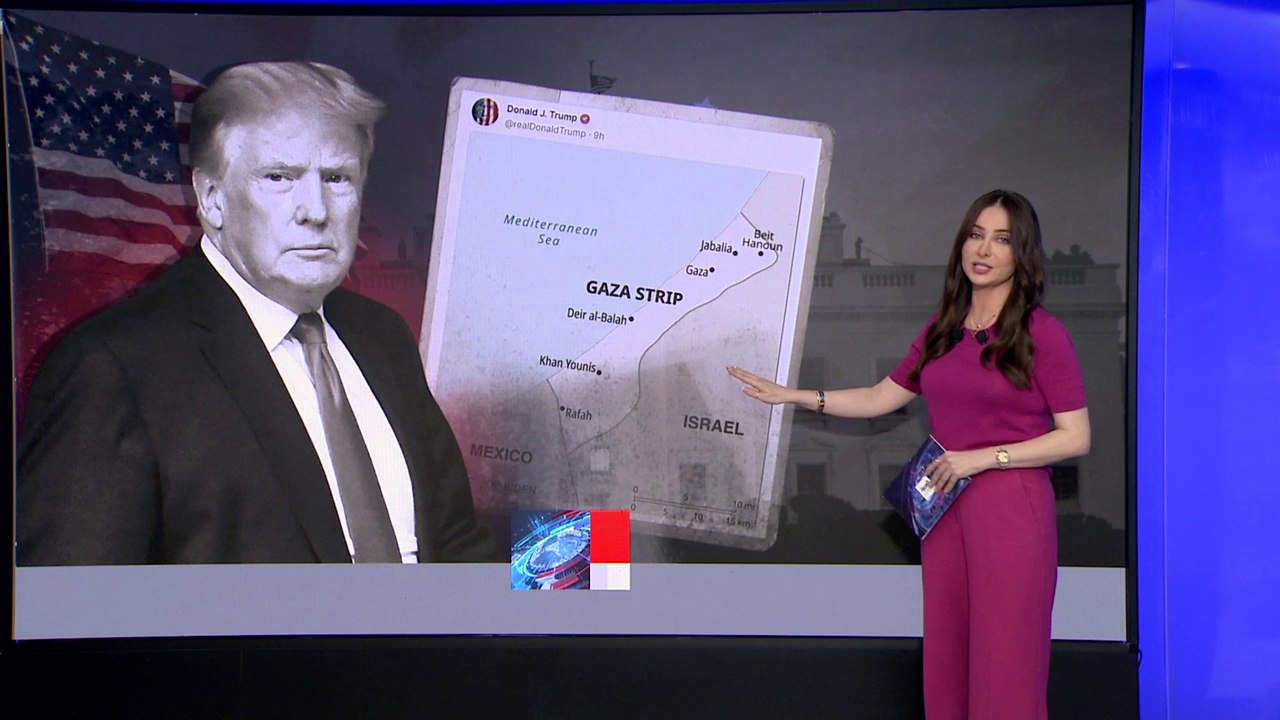 "المصدر جو بايدن".. ترمب يسخر من بايدن بخريطة فيها المكسيك بدلا من مصر