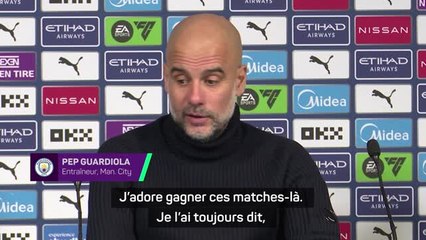 Man. City - Guardiola : "En première période, le langage du corps n'était pas bon"