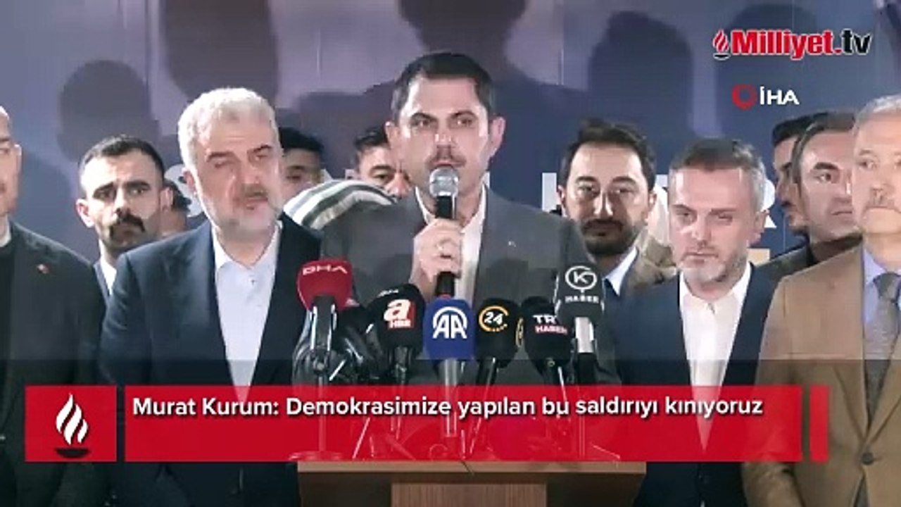 Murat Kurum: Demokrasimize yapılan bu saldırıyı kınıyoruz