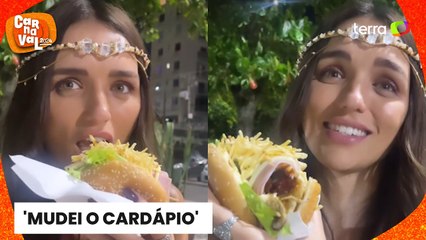 Rafa Kaliman come 'podrão' após curtir bloquinho de carnaval: 'Sei nem por onde começa'