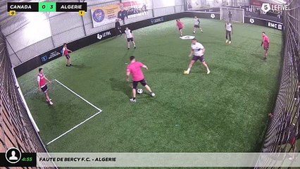 Faute de BERCY F.C. - ALGERIE