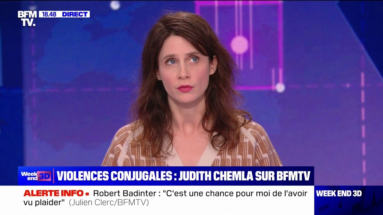 Violences conjugales: "Il y a des dizaines de milliers de femmes qui ne peuvent pas s'exprimer", affirme Judith Chemla
