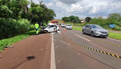 Tragédia! Mulher morre em grave acidente na BR-277 em Medianeira