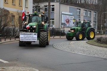Rolnicy ponownie protestowali w powiecie kartuskim