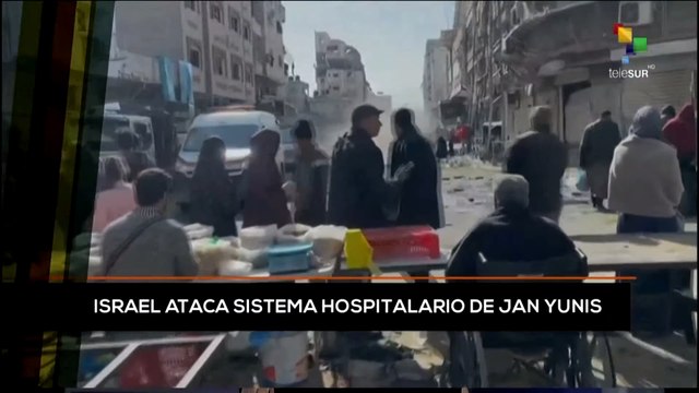 teleSUR Noticias 15:30 10-02: Israel ataca hospitales en Jan Yunis