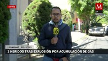 Explosión por acmulación de gas deja tres heridos en Azcapotzalco, CdMx