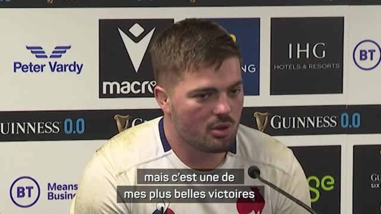 France - Alldritt : "Une de mes plus belles victoires"