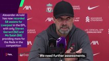 Klopp confirms Alexander-Arnold injury after win against Burnley