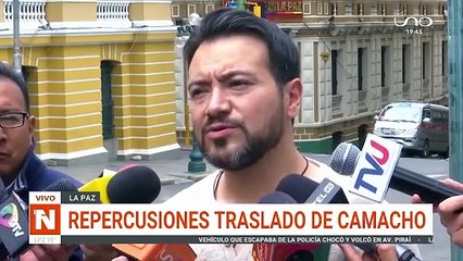 repercusiòn de la orden de traslado  Camacho a Santa Cruz