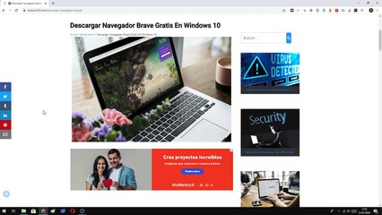INSTALAR NAVEGADOR BRAVE en WINDOWS 10 PASO a PASO