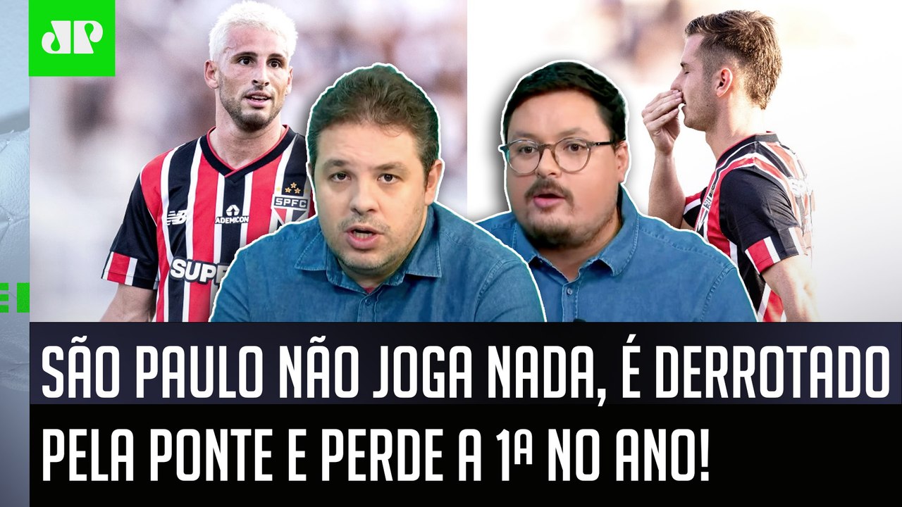 "O São Paulo foi MUITO MAL! PERDEU A 1ª NO ANO e, POR INCRÍVEL QUE PAREÇA, eu acho que..." DEBATE!